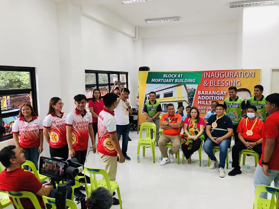 INAUGURATION & BLESSING BLK 41 MORTUARY BUILDING BARANGAY ADDITION HILLS