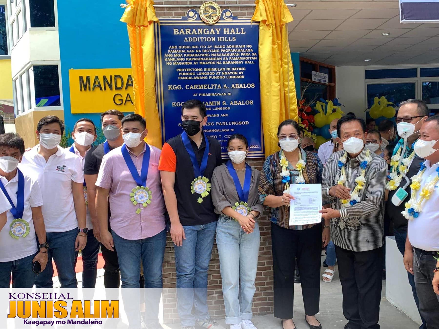 INAUGURAL BLESSING BARANGAY HALL NG BARANGAY ADDITION HILLS